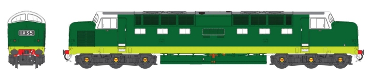 Heljan HE14055401 - TT - Diesellok Class 55, BR, Ep. III